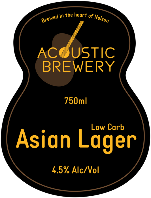 Asian Lager Glass Bottle 750ml