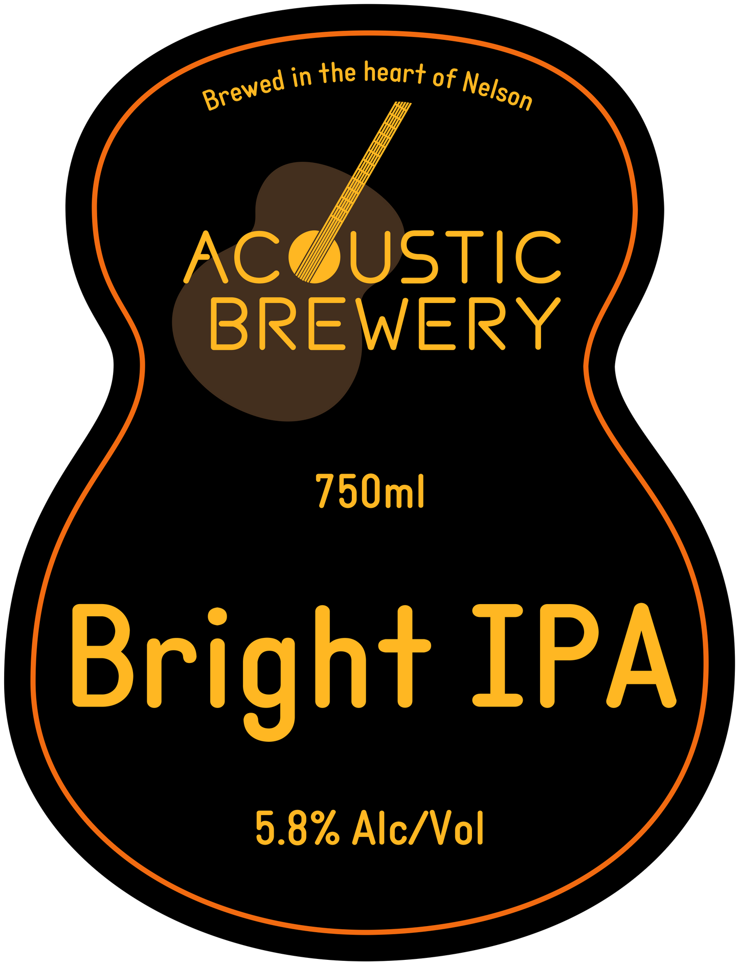 Bright IPA Glass Bottle 750ml