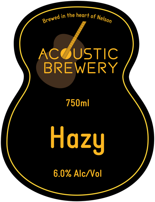 Hazy Glass Bottle 750ml