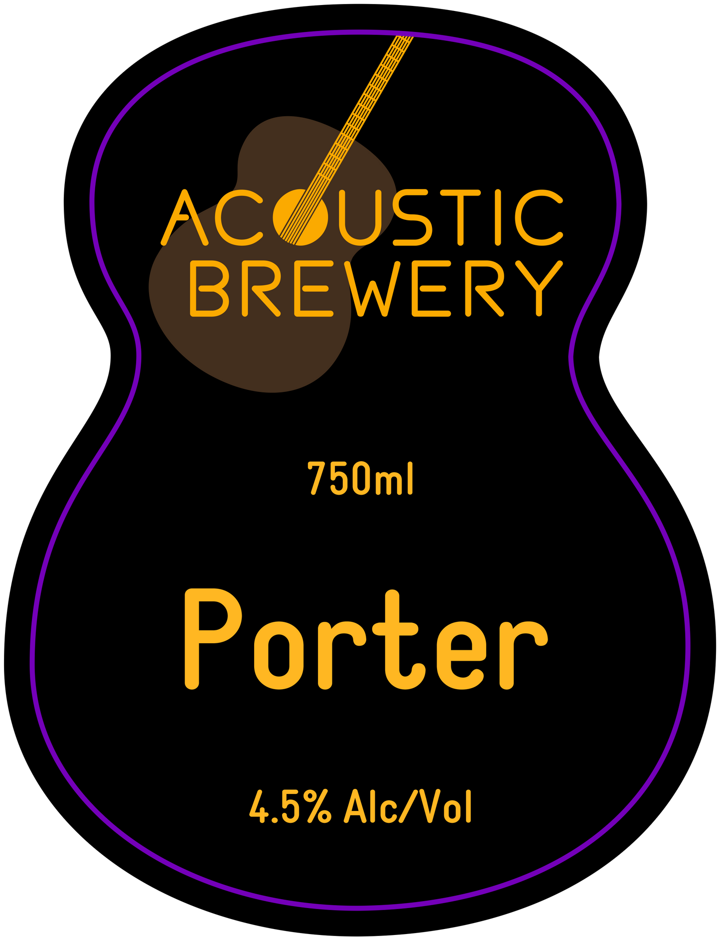 Porter Glass Bottle 750ml