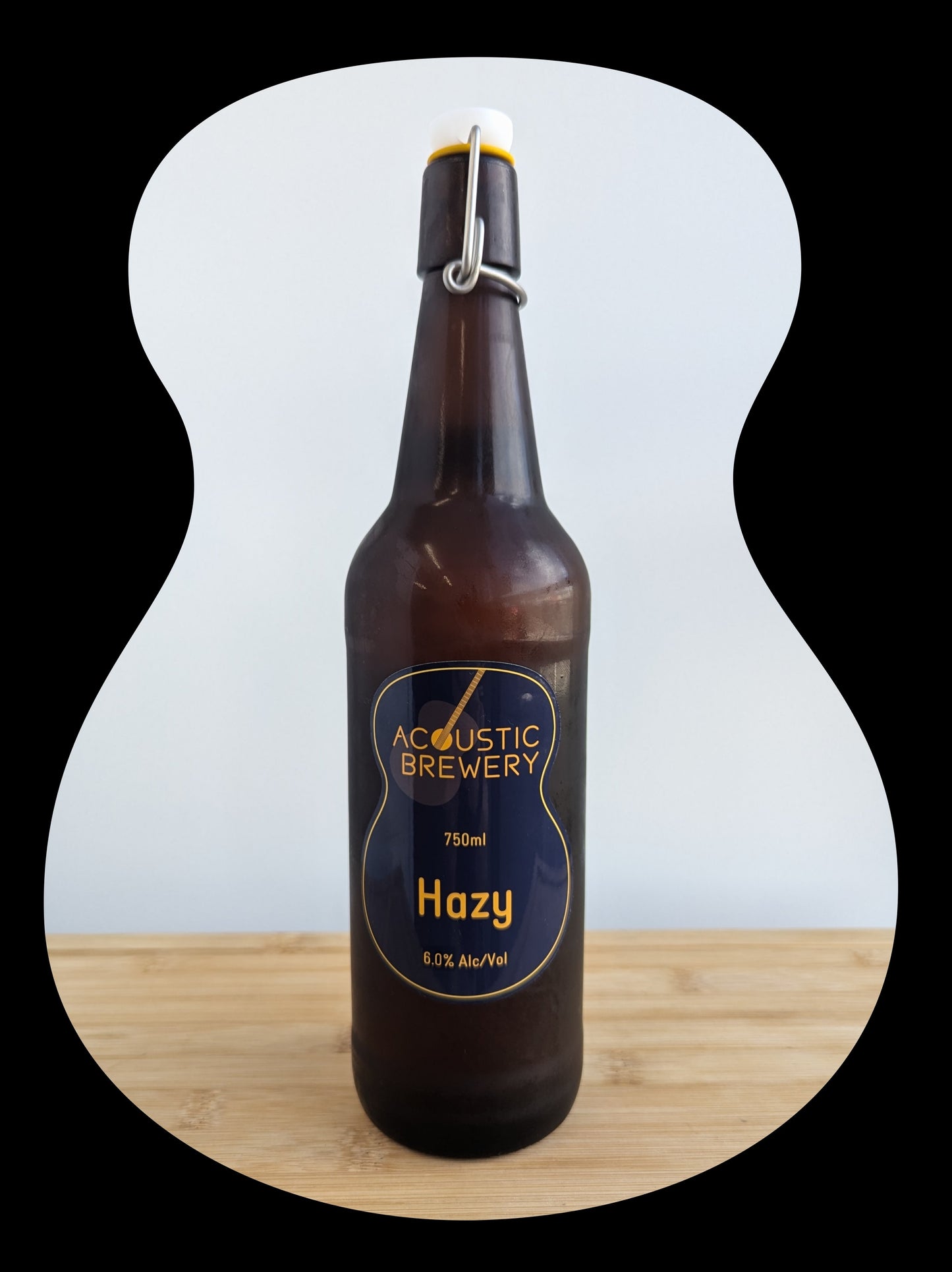 Hazy Glass Bottle 750ml