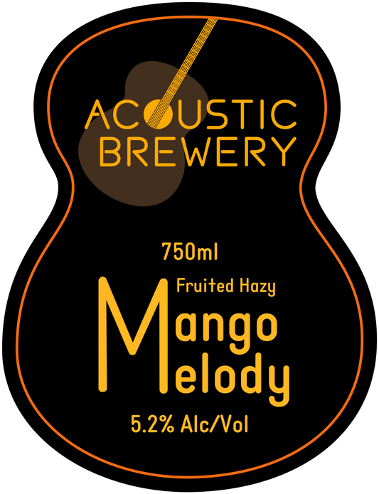 'Mango Melody' Fruited Hazy Glass Bottle 750ml