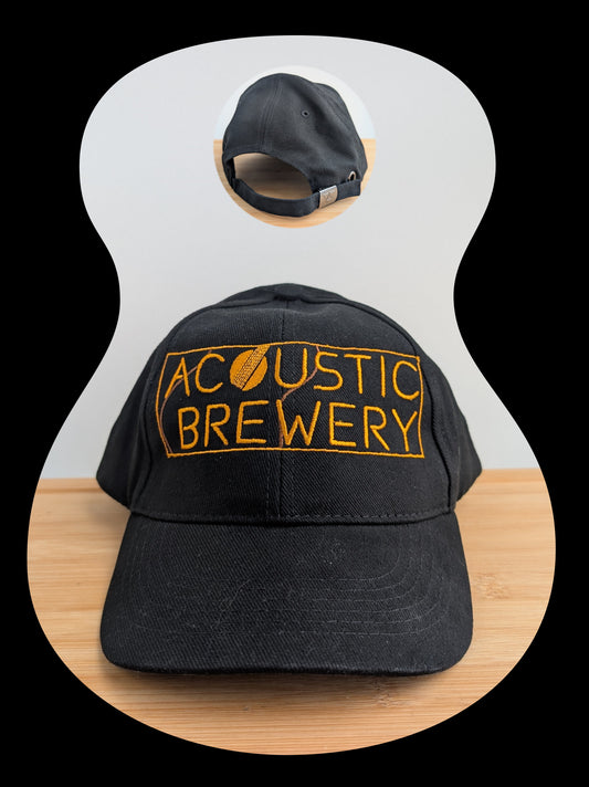 Acoustic Embroidered Cotton Cap