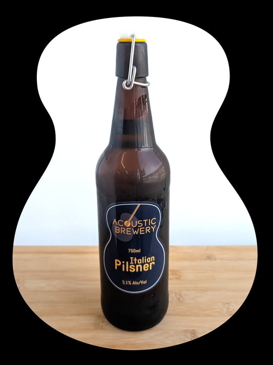 Italian Pilsner Glass Bottle 750ml